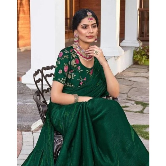 Embroidered Georgette Saree